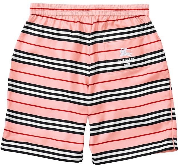 *Burberry exclusive* Supreme®/Burberry® Silk Pajama Short view 3